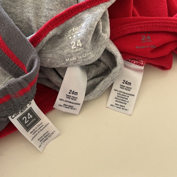 (2) 3 piece CARTER’S sets 24month - Picture 10 of 10